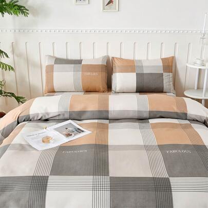 SERAPHINEX Juego De Sábanas De Microfibra Con Estampado De 3/4 Piezas, Incluye Sábana Encimera, Sábana Ajustable Y 1/2 Fundas De Almohada, Suave, Transpirable Y Resistente A La Decoloración, Varias Medidas Para Diferentes Camas, Crea Un Ambiente Acogedor En El Dormitorio.