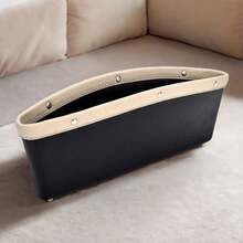1/2pcs Leather Car Seat Gap Storage Box, Universal Anti-Drop Anti-Slip Car Armrest Side Organizer Box, Car Phone Key Coin Card Storage Bag, 2024 Car Interior Accessories Organizer, Dual Compartment Design, No Installation Required - Multicolor - View 13