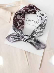 1pc European & American Outdoor Camouflage Bandana Headwear, Breathable Printed Sports Face Shield Scarf Hat