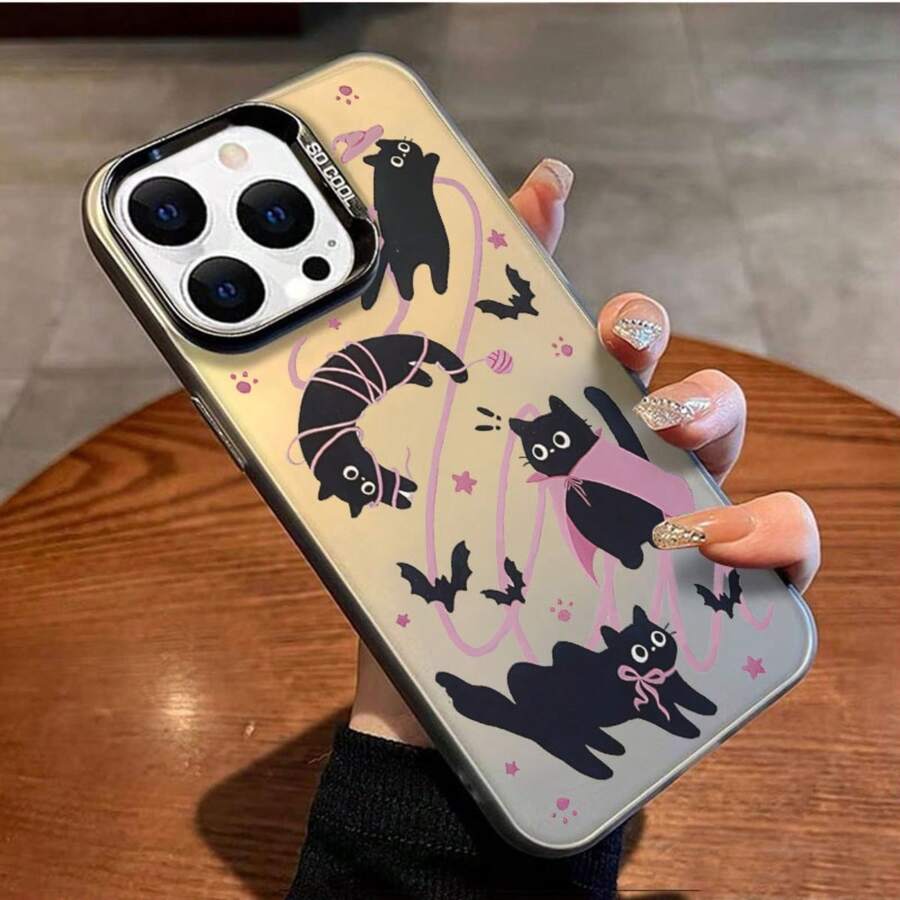 Magic Kitty Cat Anti-Slip Scratch-Resistant Matte Acrylic Phone Case For Xiaomi Redmi Note 9 9A 9A 9C ... E22 E40 G14 G20 G22 G24 G30 G34 G52 G54 G60 G84 - J1-BRLXLIMD59J1 - 查看 1
