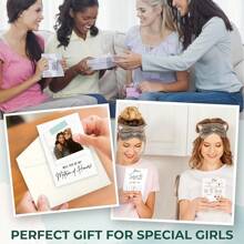 11 Bridesmaid Proposal Card Set - 8 Will You Be My Bridesmaid Card, 2 Will You Be My Maid Of, 1 Matron Of Invitation, Asking Bridesmaid Proposal Gifts Ideas - 貼紙伴娘求婚卡 - 查看 5