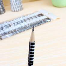 10 Pcs Interesting Wooden HB Pencils, Piano And Musical Note Pattern Round Barrels, Pencils As Prizes, Music Stationery Pencils, Creative Student Pencils, Piano Pencils HB Amusing Birthday Party Gifts, Classroom Rewards, Filler For Gift Bags, Teacher Educational Supplies,Back To School - Multicolor - View 8