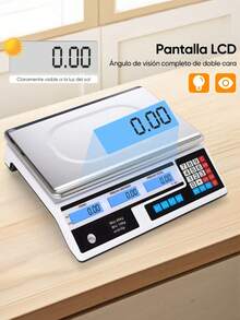 Digital Commercial Scale 40kg Economical Shops Silver - Silver - View 5