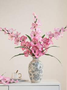 1pc New Calla Lily Artificial Flower, Vintage Silk Flower Decor For Dining Table, Living Room, Indoor - Multicolor - View 6