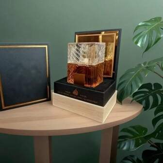 3.4oz/100ml Warm Spicy Vanilla & Cinnamon Perfume | Amber Gourmand Fragrance | Unisex Long-Lasting Arabian Scent | Luxury Gift Set For Men & Women​