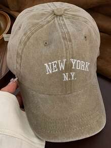 2顶男女通用刺绣情侣棒球帽，适合所有季节，是休闲户外穿着和节日礼物的理想之选。 - 彩色 - 查看 4