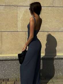 Casual Two Pieces Suits Lounge Sets For Women Fall Clothes Backless Tank Top Simple Pants Suits Sporty Gym Outfits Back To School