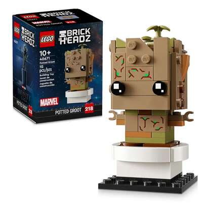 LEGO 40671 盆栽格鲁特 泡泡头系列 男孩女孩益智积木玩具 儿童礼物
