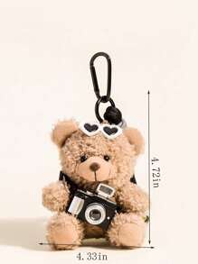 قلادة دب جميلة جديدة، قلادة مفتاح، تميمة حقيبة، هدية للأصدقاء قطعة واحدة
