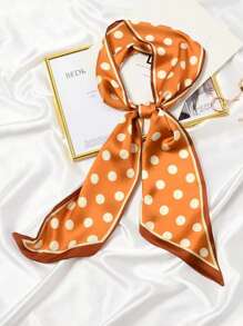 1 件女士马车印花时尚风格真丝围巾头巾、发带、头带，非常适合装扮您的造型 - 彩色 - 查看 18