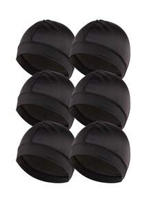 1/2/4/10 Stücke Pack modische, dehnbare, seidig-wellige Beanie, multifunktionale Sport- & Schlafmütze für Herren, geeignet für Radfahren, Laufen und Duschen - Verschiedenfarbig - Übersicht 10