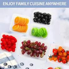 TAIMASI 24-Piece Glass Spice Jar Set - Airtight Containers With Bamboo/Aluminum Lids & Labels | Premium Seasoning Organizer For: • Mother's Day Kitchen Upgrades • Wedding Season Gift For Couples • Thanksgiving Cooking Prep • Christmas Chef Gifts • New Year's Pantry Organization - 透明 - 查看 5