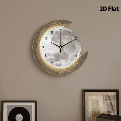 1 件现代简约抽象艺术挂钟，超静音石英机芯，无滴答声，适合装饰客厅、卧室、办公室、餐厅和咖啡馆的时钟，是送给朋友和家人的完美装饰礼物