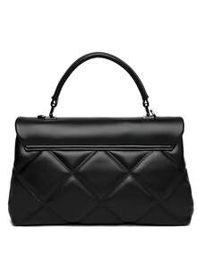Bolso de hombro de alta calidad para mujer, bolso de lujo de piel auténtica, bolso cruzado de diseñador de un solo hombro - Negro - Ver 7