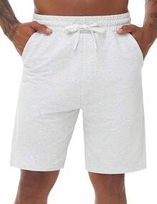 VN-Men's Plus Size ShortsVN-Men's Plus Size Shortsn's Lounge Shorts With P Poets Loose-Fit Jeey Shorts Running,Workout,Tining, Basketbashorts Menshorts Men - 希瑟懷特 - 查看 9