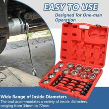 28pcs Press And Pull Sleeve Kit Bushes Bushing Bearings Seals Removal Installation Tool Bushes Bearings Seals Removal Install Tool
