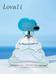 CREAM CLOUD LOVALI Perfume "Nube" en color azul - 30 ml/botella - Estilo dulce, con notas afrutadas - Diseño único, fragancia duradera, ideal para uso diario. Formato portátil, perfecto para llevar en viajes o salidas, y como pequeño regalo para días festivos. - Azul - Ver 1