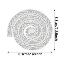 Bộ 9 khuôn cắt kim loại, khuôn cắt hình hoa các loại, dụng cụ thủ công làm thiệp giấy DIY để cắt, dập nổi, dự án trang trí nhà cửa, làm bằng thép cacbon - Bạc - Xem 14