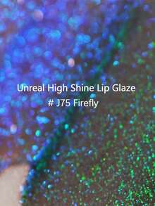 GIRLCULT Unreal 高光澤唇釉 J75 Firefly 變色龍液態唇膏，油基水鑽亮片唇彩，亮面金屬色，持久顯色，全息無滑石粉，韓系彩妝，韓系化妝品，3.5ml/0.12fl.Oz - #J75 Firefly - 查看 6