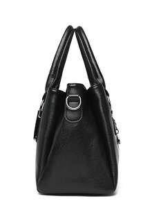 KAIDIFEINIROO 2026 Luxury Women's Handbag, Designer Soft Leather Shoulder Tote Bag, Large Capacity Elegant Satchel - Black - View 6
