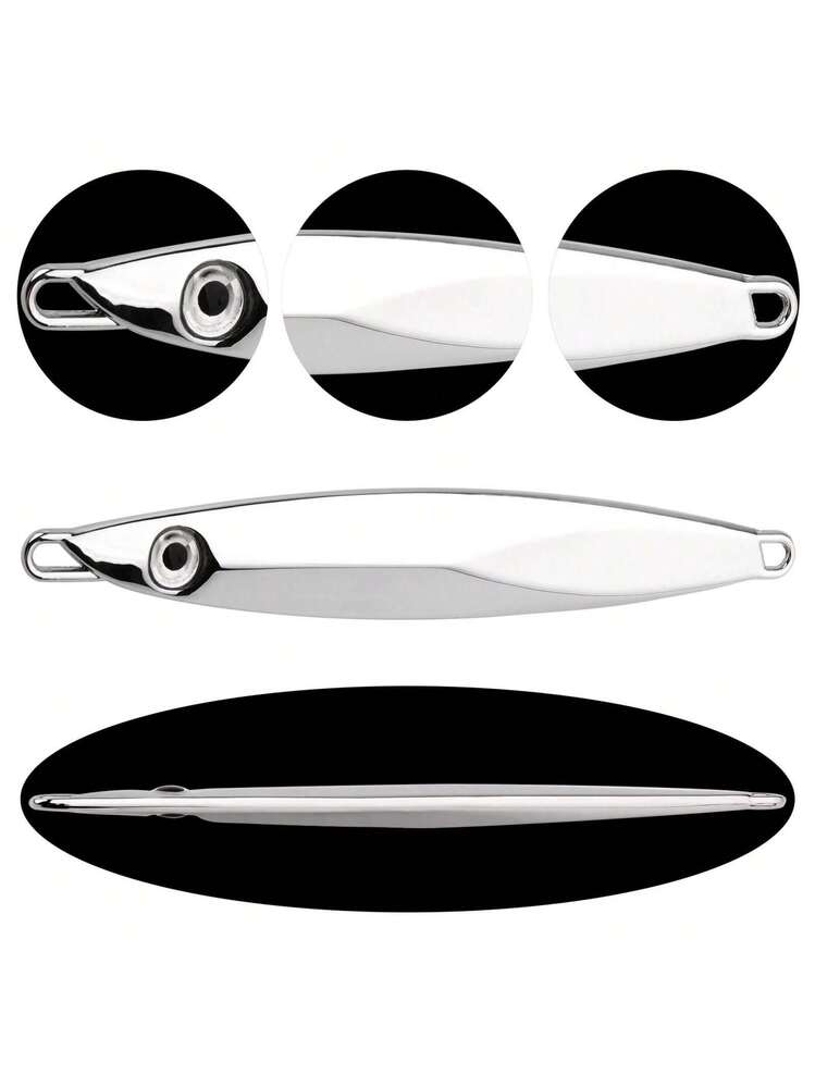 5 Jig Pesca Diamante 8 Oz – Esche Metalliche Glow In The Dark Con Amo Singolo