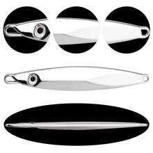 1pc Lure Long Casting Metal Jigging Lead Fish IMA Metal Jig For Dragging Hard Lure Perch Fish Fishing Bait Fishing Accessories Trout Zander Jigging Bait Saltwater Bait