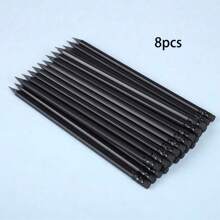 8/10/20/30/50pcs Graphite HB Pencil, Hexagonal Pole Exam Pen For Primary School Students, Sketch Pencil For Art Students, Clear Handwriting, Smooth Writing, Nib Is Not Easy To Break, Sketch, Painting, Writing Essentials, Pure Black Pencil,