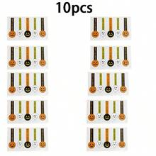 20pcs Pumpkin Head & Ghost Pumpkin Cat Sealing Stickers, Pudding Sealing Stickers, Decorative Sealing Stickers, Party Candy Bag Labels, Halloween Decorations Home Decor Room Decor - Multicolor - View 5