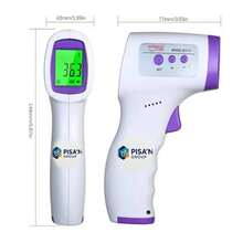 TERMÓMETRO infrarrojo digital temperatura corporal precisión rápida sin contacto batería portátil salud cuidado personal tecnología avanzada para bebés adultos medición - Blanco - Ver 3