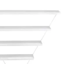 SENDERPICK Wall-Mounted Nail Polish Racks Triangular Nail Polish Racks 5-Tier Display Racks For Cosmetics - White - View 1