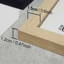 3 Stück/5 Stück/10 Stück Set Holzbilderrahmen für Fotowand 10X15 15X20 20X25 A4 Bilderrahmen für Tischaufstellung und Wandmontage Foto Dekoration Erinnerungsgeschenk