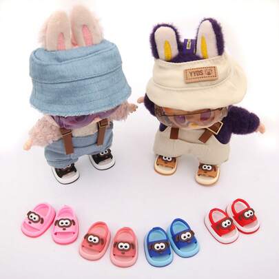 Chinelos e Sandálias Fofos! Acessórios de Moda (Boneca de Pelúcia Não Incluída)