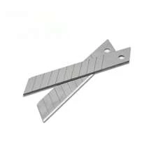 10pcs/Box 18mm Wide SK2 Material High Hardness Universal Precision Cutting Utility Knife Blades, Suitable For Cutting Wood, Plastic, Leather, Paper, Super Sharp, Heavy Duty, Long-Lasting Replacement Blades