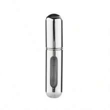 Atomizador de perfume recargable de 5ml - Envase portátil para rociar fragancias para viajes, regalos y uso en el hogar - Color rosa brillante