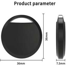 (IOS Only) Smart GPS Tracker, Wireless Anti-Lost Tracking Device For Cars, Keys, Wallets, Luggage, Backpacks, And Pets. Large Size, Replaceable Battery, Privacy Protection, Compatible With IOS. - Black - View 11