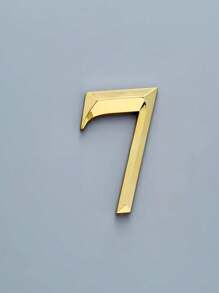 金色 3D 浮动自粘门牌号贴纸 0-9 – 防锈树脂邮箱号码，适用于家庭、办公室和酒店房间 – 易于安装，无需布线