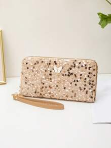 Sequin Fashion Wallet Clutch Purse For Women Wallet Purse Wallet Long Wallet Wristlet Wallet Money Wallet Fall