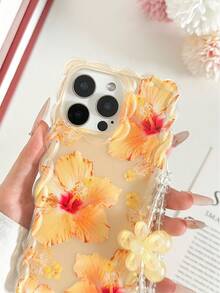 Hoa văn trong suốt màu vàng vẽ ren bện trong suốt gắn vòng đeo tay phẳng in sơn chống rơi thời trang dễ thương tương thích với iphone 16/iphone 16 pro/iphone 16 pro max/iphone 16 plus/10 ốp lưng chống rơi mới cho iphone 14 kẹo ốp lưng điện thoại iphone 15 XS sơn 78p châu Âu và Mỹ XR sơn 78GES2 in tối đa tương thích với iphone P15 Pro MXA chống rơi P14 dày P13 vỏ mềm P12 gói đầy đủ P11 tương thích với samsung S25 A14 A15 A16 A24 A36 A35 A24 A13 chống thấm nước chống sốc chống trầy xước - Nhiều màu - Xem 6