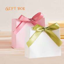 5/15/25pcs Thick Cardboard Mini Gift Bags, Blank Wedding Gift Boxes, Birthday Small Party Gift Boxes, Wedding Candy Bags, Birthday Party Blank Small Gift Favor Bags, Holiday Party Souvenirs Gift Packaging Bags