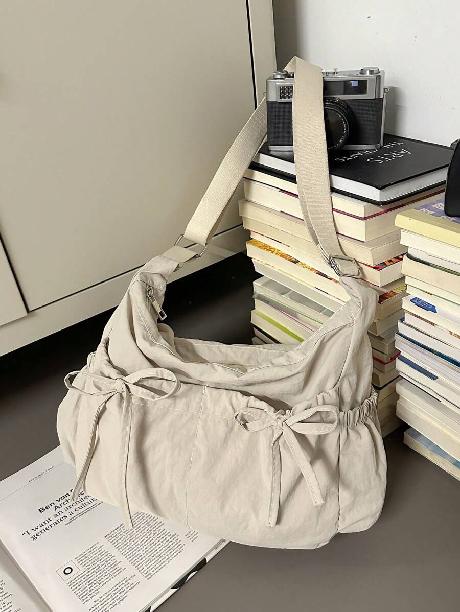 New Spring/Summer Drawstring Cloud Pleated Shoulder Bag, Crossbody Bag For Women