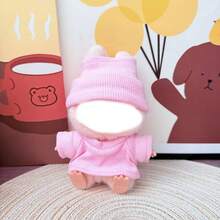 2pcs/Set LBB Generation 1 & 2 Macaron Graphic T-Shirt And Beanie Hat - Multicolor - View 13