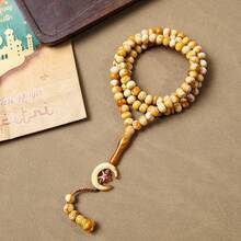 Pulsera de estilo árabe con 99 cuentas de oración, pulsera de deseos de estilo de Oriente Medio