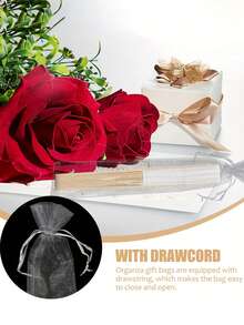 3/15/30pcs/Set Pink Wedding Paper Fan Set | Ladies' Folding Fans With Thank You Tags And Tulle Bags - Bridesmaid Gifts, Bridal Dance Props, Wedding Decorations, Party Accessories, Bachelor Party Photo Props, Perfect Wedding Favors