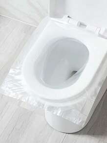 10Pcs/30Pcs/50Pcs Toilet Seat Covers Paper, Flushable Paper Toilet Seat Covers For Adults Potty Training, Travel Accessories For Public Restrooms, Airplane, Camping Travel Disposables Items Travel Hotel Essentials Outdoor Essentials Room Stuff Beach Travel Minis Periods Disposable Items Bathroom Accessories