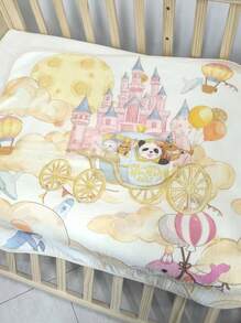 1件柔软透气婴儿襁褓毯 80*80厘米，复活节主题 - 彩色 - 查看 4