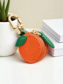 Simple And Fresh Fruit Shape Keychain Coin Purse Mini Fruit Series Strawberry Pendant Bag Car Accessories For Women Keychain For Bag - Multicolor - View 9
