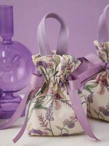 1/5/10pcs/Pack High Quality Gift Packaging Bags, Wedding, Christmas, Birthday Party Small Gift Bags, Drawstring Pouches