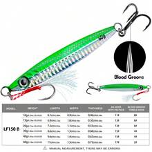 TACKLEPIONEER 1件装海钓金属铁板，重量10克-60克，带辅助钩，夜光垂直铁板，快速下沉，适用于金枪鱼、鲑鱼、马林鱼、条纹鲈鱼、石斑鱼、鲷鱼、鲭鱼和其他海水鱼 | 钓鱼 - 路亚，适用于各种场景 - 淡水鱼 - 海钓，送朋友的最佳礼物 - 彩色 - 查看 41