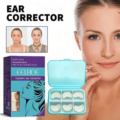 12/6 sztuk wodoodpornych naklejek do modelowania uszu, korektor uszu, wodoodporne naklejki do modelowania uszu