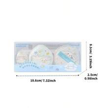 Miniso Sanrio Cinnamoroll 3pcs Super Soft Cotton Candy Texture Makeup Sponge Puff With Storage Box, Gentle On Skin, Quick Makeup Application Tool (1pc) - White - View 7